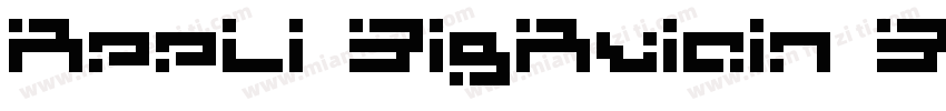 Reeli BigRuiain BoldGBv10 Regular字体转换